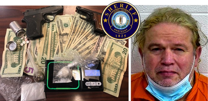 ClayCoNews - Indiana Man Arrested for Meth Trafficking during Suspicious Vehicle Investigation in a Motel Parking Lot in Laurel County, Kentucky - Danny K  Saylor