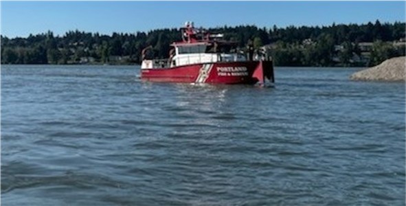 Portland fire rescue boat