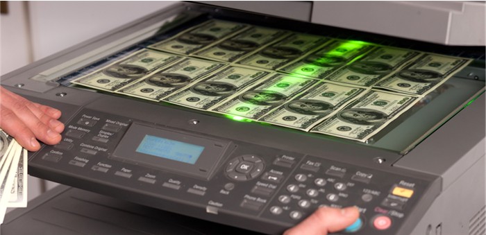 Fake money printing