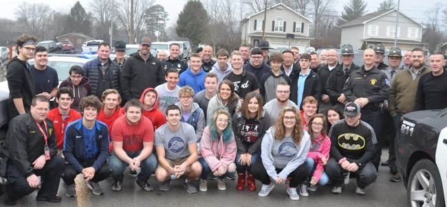 Students and officers operation joy 2019