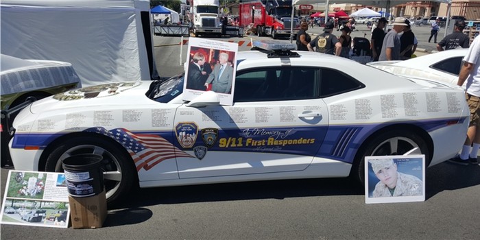 First Responders Sept 11 Commemoration Police Car