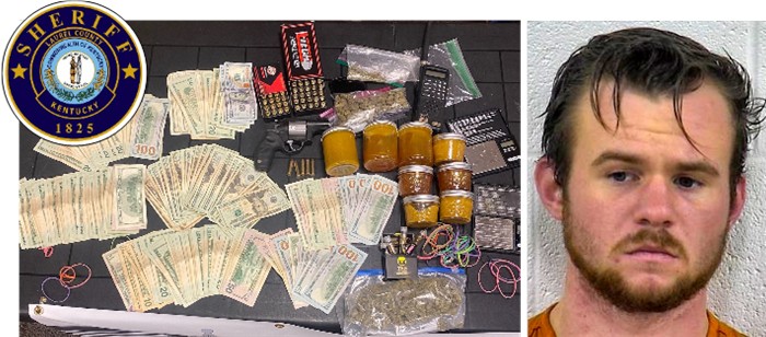 Clay CoNews - Drugs, Cash & Paraphernalia Seized in Kentucky during an Investigation by LSO Deputies at a Motel in London - Ace Henderson Jones arrest