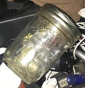 Weed in jar 12 25 19 CCSD 175