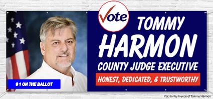 VOTE TOMMY HARMON JUDGE EXE