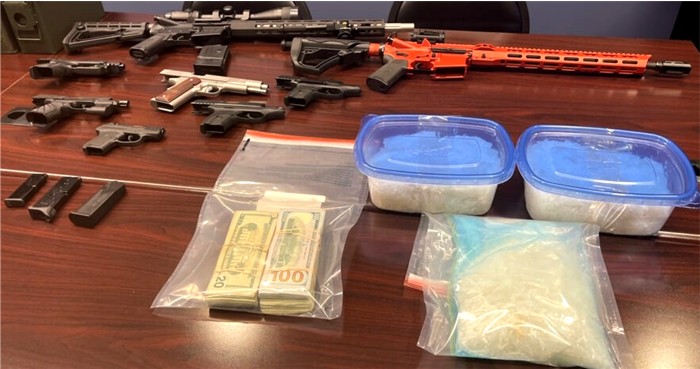 SPD Seizure Guns Meth June2022