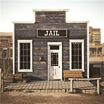 Rustic western town jail 350 - ClayCoNews