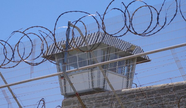 Prison fence guard tower 600
