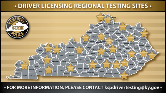 Driver Testing sites KY
