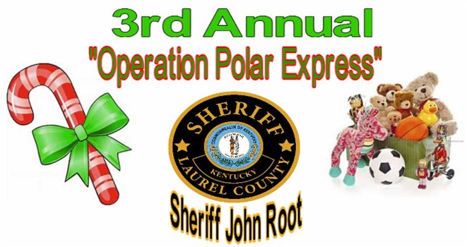 Polar express toy drive Laurel Sheriffs Office 2023