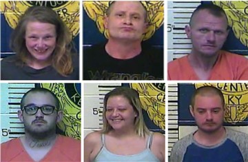 L to R from top: Vickie Roark, Lonnie Belt, Brandon Bilbrey, Justin Mann, Nancy Reid and Jacob Sester