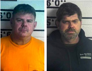Joel Ray Hammack of Crossville, TN and Walter Nichols III 45, of Bean Station, TN - Mugshots -Adair County Detention Center: https://www.clayconews.com/