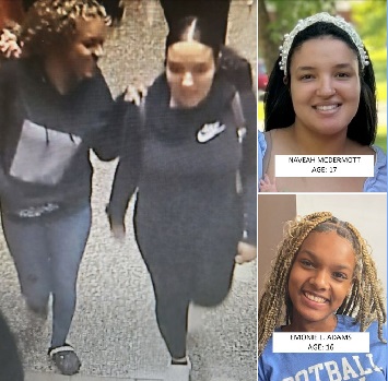 Naveah McDermott age 17 and Emonie Adams age 16: https://www.clayconews.com/