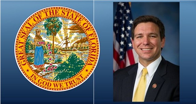 Ron DeSantis Great seal of FL 650